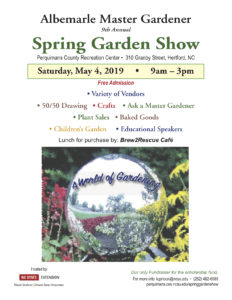 Cover photo for Albemarle Master Gardener Volunteers Hold Spring Garden Show