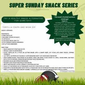 Cover photo for Super Sunday Snack Series