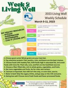 Cover photo for March Is Living Well Month: Week 2