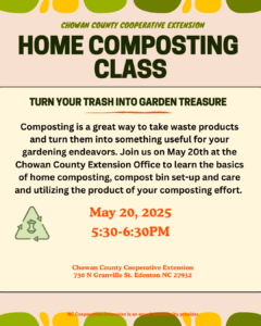 Cover photo for Home Composting Class: May 20, 2025